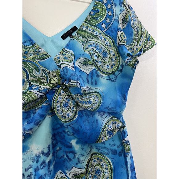 Y2K 90s Top M Paisley Art Groovy Fairy Festival Indie Dainty Feminine Dreamy - Picture 4 of 12